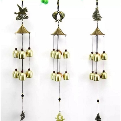Picture of home indoor decoration wind bell hanging ornament memorial wind chimes