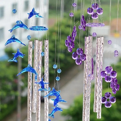 Picture of home indoor decoration wind bell hanging ornament memorial wind chimes