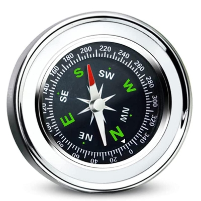 Picture of High Accuracy Portable Metal Compass with Stainless Casing for Hiking