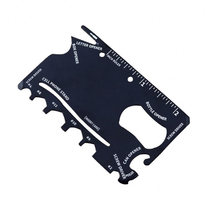 Picture of Survival Tool Pocket Multi Tool Edc Tool With Screwdriver, Hex Wrenches, Bottle Opener, Ruler