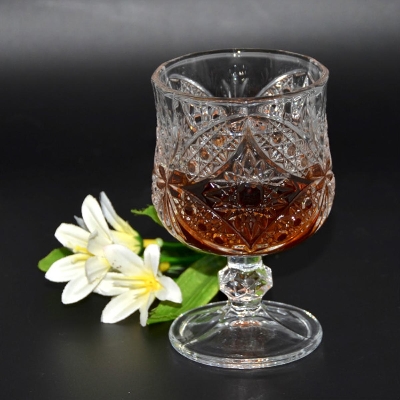 Picture of 45ml Creative Design Home Light Luxury Drinking Glassware Handmade Transparent Small Glass Goblet Cups