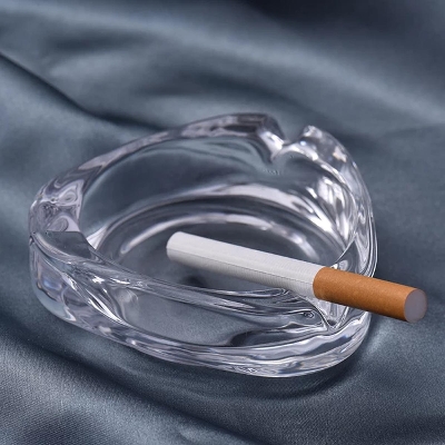 Picture of 102mm Ashtray Luxury glass Home Hotel Restaurant Use Glass Ashtray