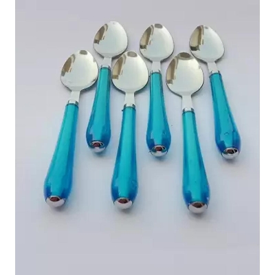 Picture of 6 pcs balloon Designer Stainless Steel Dinner Table Spoons
