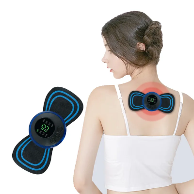 Picture of Massager Mini Portable Electric Convenient Intelligent Cervical Massage Stickers Meridian Muscle Relief Pain