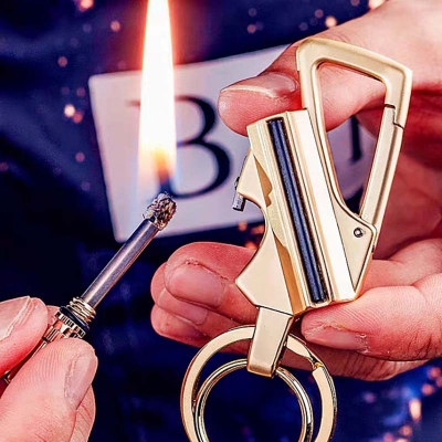 Picture of Keychain Lighter with Bottle Opener Waterproof  Match
