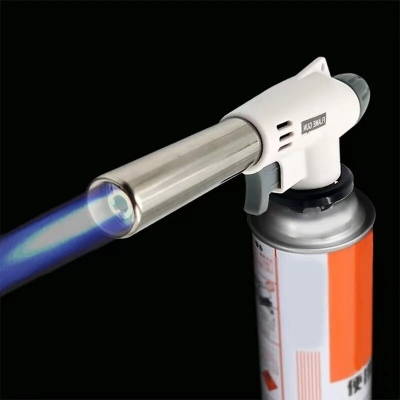 Picture of Kitchen Butane Torch Blow Lighter with Reverse Use for Creme Brulee BBQ Baking Lighter
