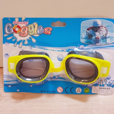 Picture of Swimgear Adult Blue Swim Goggles PC Lens Latex Free Adjustable Strap 14+