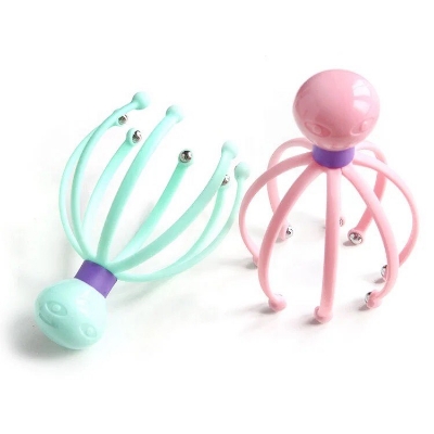 Picture of Head Meridian Magnetic Ball Massager Scalp Massage Octopus Steel Ball Massager