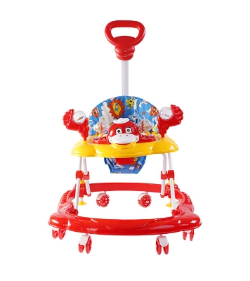 Picture of Baby Walker With Music & Puzzle Toys Smart Walker-Red-Basic