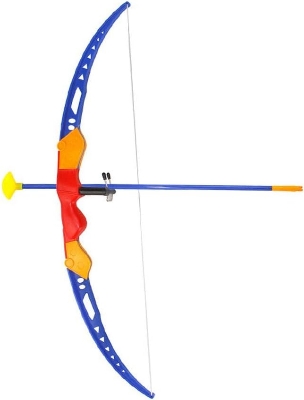 Picture of Bow and Arrow for Kids - Leser Light & 13-inch Archery Bow with 3 Suction Cups Arrows, Target, and Quiver - Practice Outdoor Toys for Children(BIG SIZE)