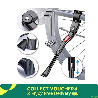 Picture of Bicycle Stand Side Kick Aluminium Malaysia Adjustable Alloy Stand Bicycle Accessories