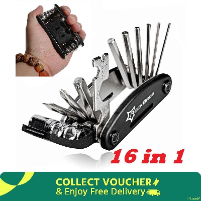 Picture of Bicycle Repair Kit Multi Tool Repair Bicycle Tool Kit 16 in 1