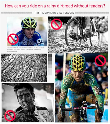 Picture of Bicycle Full mudguard  26"/27".5/29"/20"/700C Reaching,Front&Rear Fender Durable MTB/Road/Folding Bike Mudguards