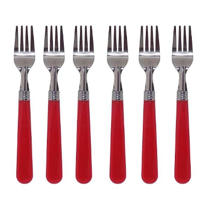 Picture of Kata Spoon Set for Dinning Table, Spoon for Eating, Spoon Set with Plastic Handle 6 pcs - Kitchen Accessories