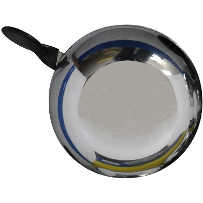 Picture of PHOENIX Bicycle Bells BIG size Large ding-dong loud mechanical bicycle bell safety old-fashioned retro traditional clear and loud cycle bell Silver 1 Pce