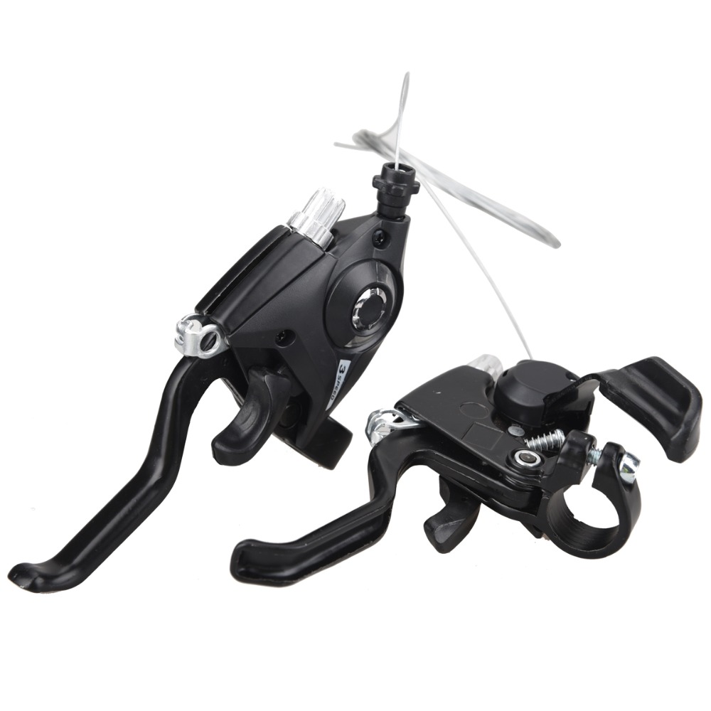 Picture of Shimano Genuine Shifter 3x7 Speed With Gear Derailleur Shimano Tourney RD-TX35 Speed Combo Set - সাইকেল - সাইকেল