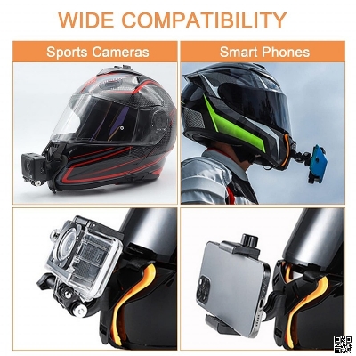Picture of Motorcycle Helmet Chin Mount Holder Bracket for Mobile & GoPro