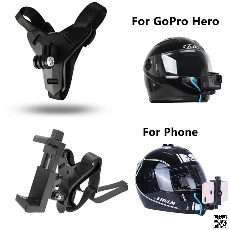 Picture of Motorcycle Helmet Chin Mount Holder Bracket for Mobile & GoPro