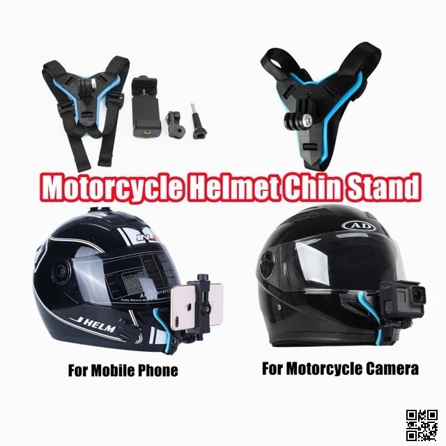 Picture of Motorcycle Helmet Chin Mount Holder Bracket for Mobile & GoPro