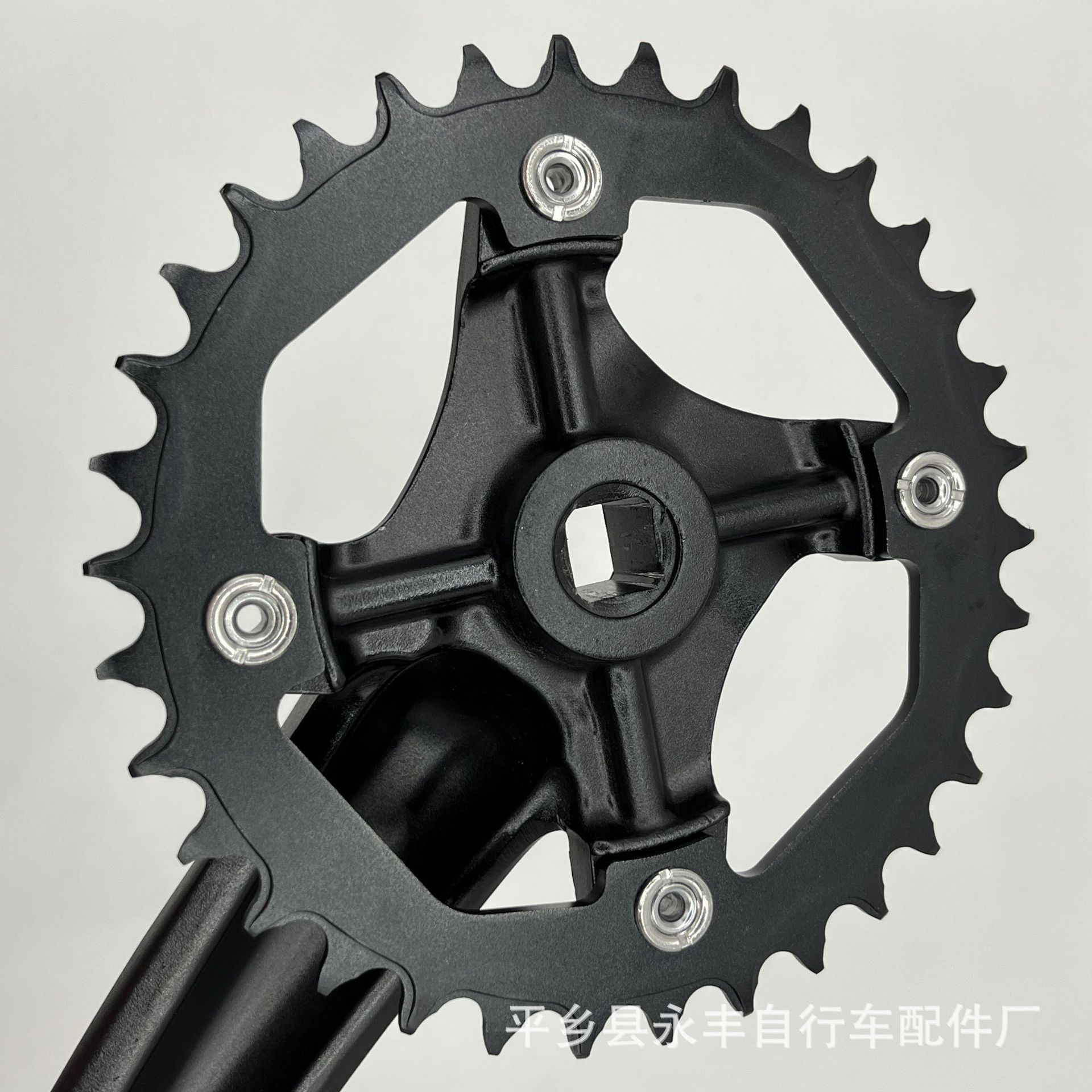 Picture of LEGEND Crankset Square Taper BCD104/34T Chainring Compatible with Aluminium Sram