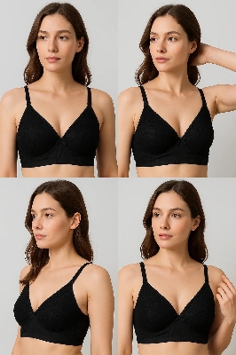 Picture of Premium Quality Women Clothing Net Soft Bra Comfortable Skin Friendly Stylish Bra