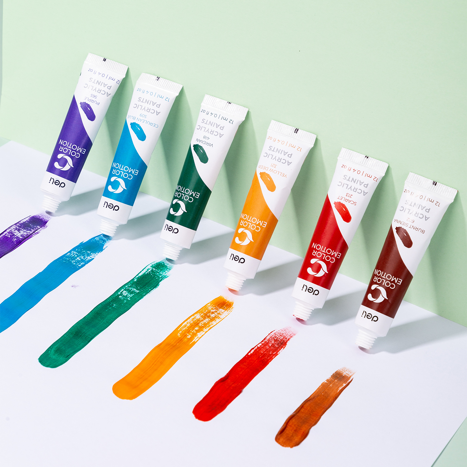 Buy Deli Acrylic Colour 12ml Tube -EC12-12 at Best Prices in Bangladesh
