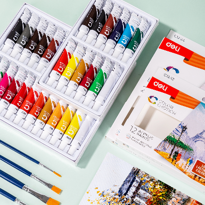 Buy Deli Acrylic Colour 12ml Tube -EC12-12 at Best Prices in Bangladesh