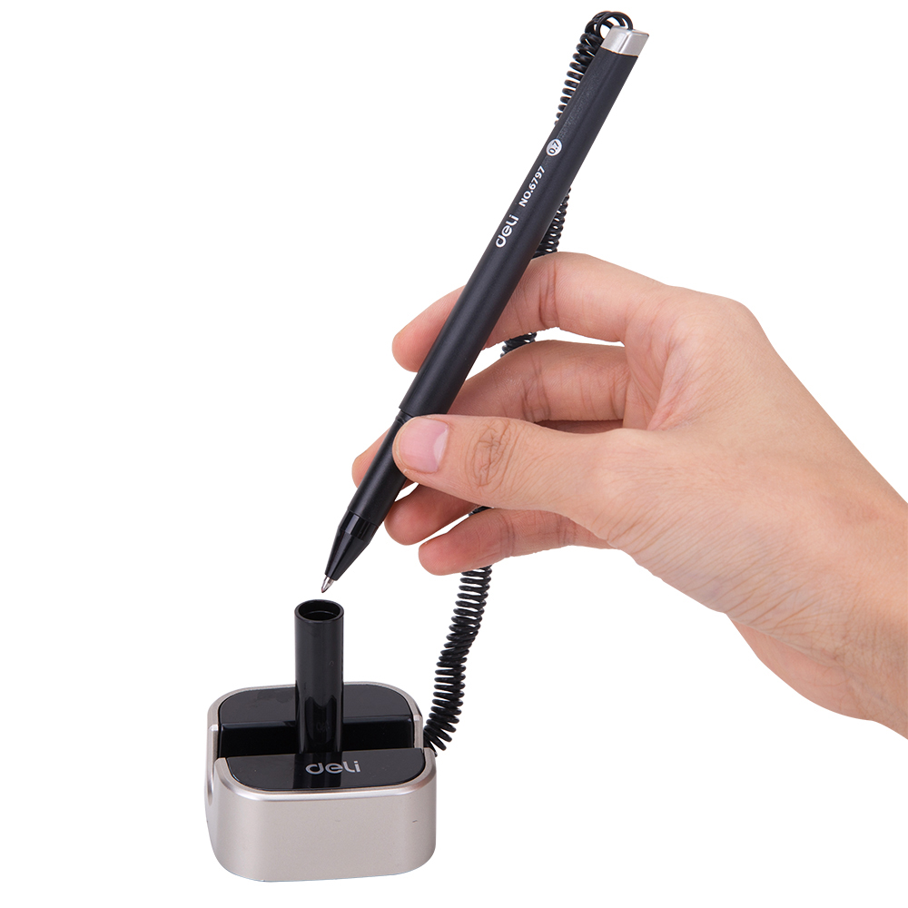 Buy Deli Desk Stand Gel Pen 0.5mm Black Ink -6796  at Best Prices in Bangladesh