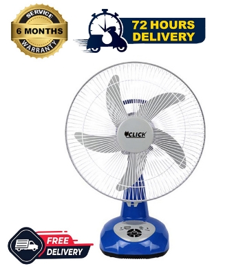 Buy CLICK Rechargeable Table Fan-14''(Blue) Online at Best Price in Bangladesh