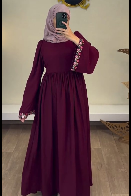 Buy hatai Embroiderd Burqa ( No Hijab Only Borka) for Womenat Best Price in Bangladesh