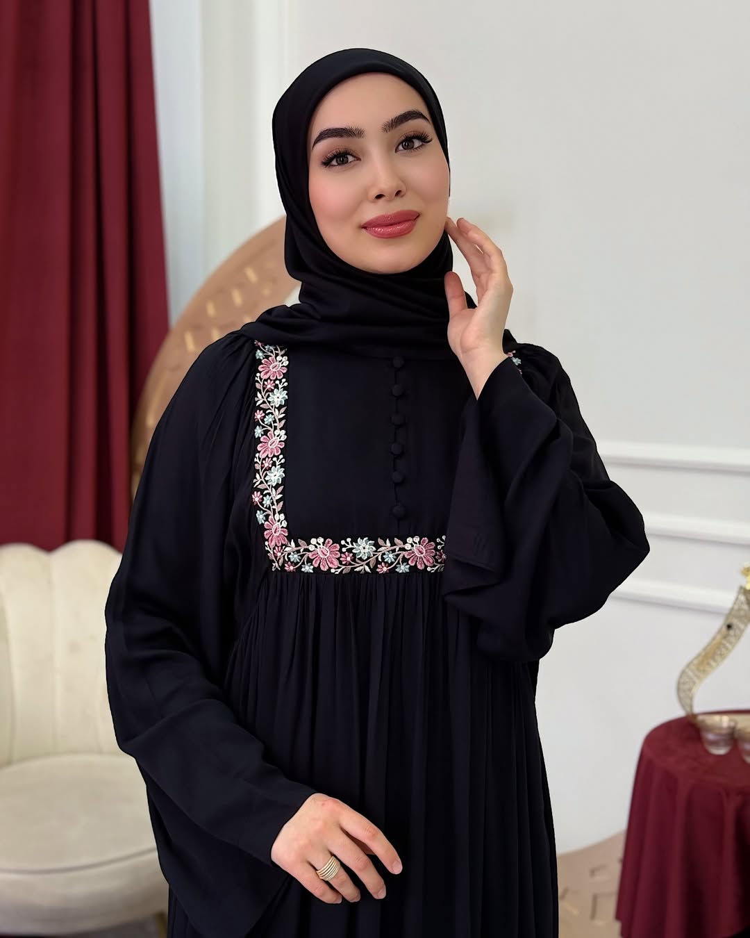 Buy abaya-borka-dubai-gown-no-hijab-only-borka-dubai-cherry-stylish-fashion-collection-fashionable-khimar-lycra-for-women at Best Price in Bangladesh
