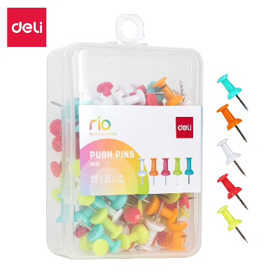 Buy Deli Color Push Pin(Assorted) -E0031 at Best Prices in Bangladesh