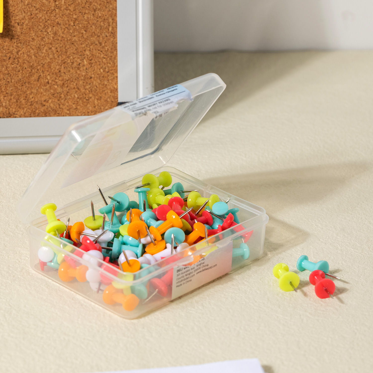 Buy Deli Color Push Pin(Assorted) -E0031 at Best Prices in Bangladesh