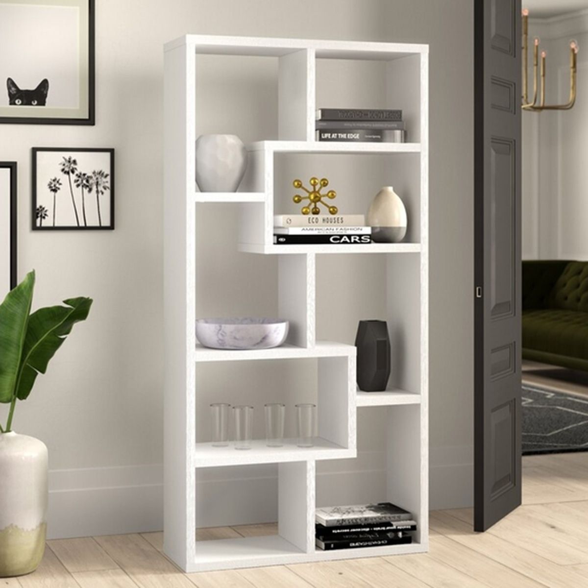 Picture of RK Stylish MDF Book Shelf_  Book Case_Book Shelf Organizer