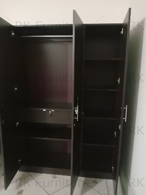 Picture of Indulge Durablity - Premium Quality - RK Special MDF 3 Part Almirah/Cupboard - Vintage Choice - Expression of Yourself - Simple Aftercare