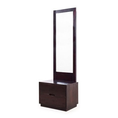Picture of RK MDF Stylish Single Dressing Table for Small Space Walnut Finish Size: H67X L18X D12