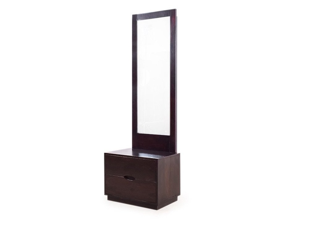 Picture of RK MDF Stylish Single Dressing Table for Small Space Walnut Finish Size: H67X L18X D12