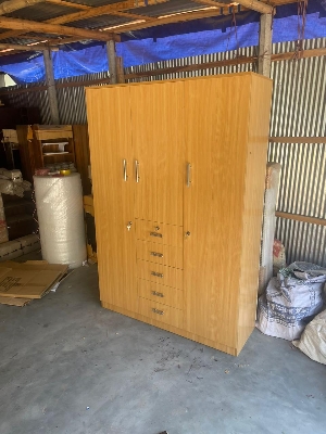 Picture of Exceotional Quality - RK 3 Part Almirah or Cupboard Made of MDF Laminated Board - Vintage Choice - Exclusive Experience