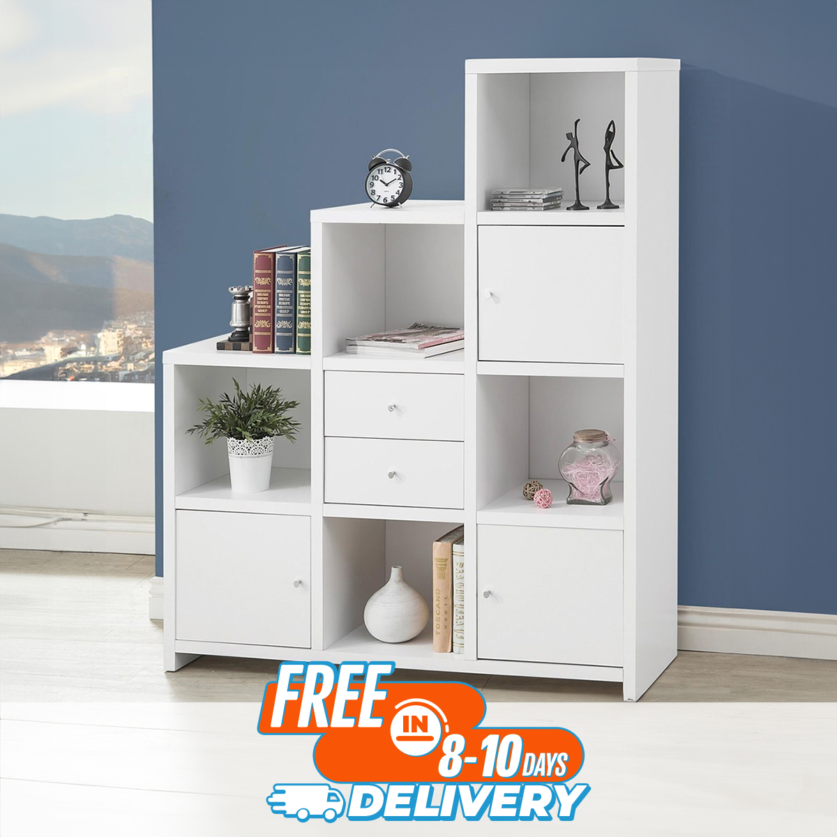 Picture of RK Stylish Book Shelf Made of Melamine Laminated Board