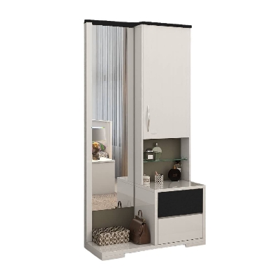 Picture of RK White Dressing Table With Shelves and Drawers