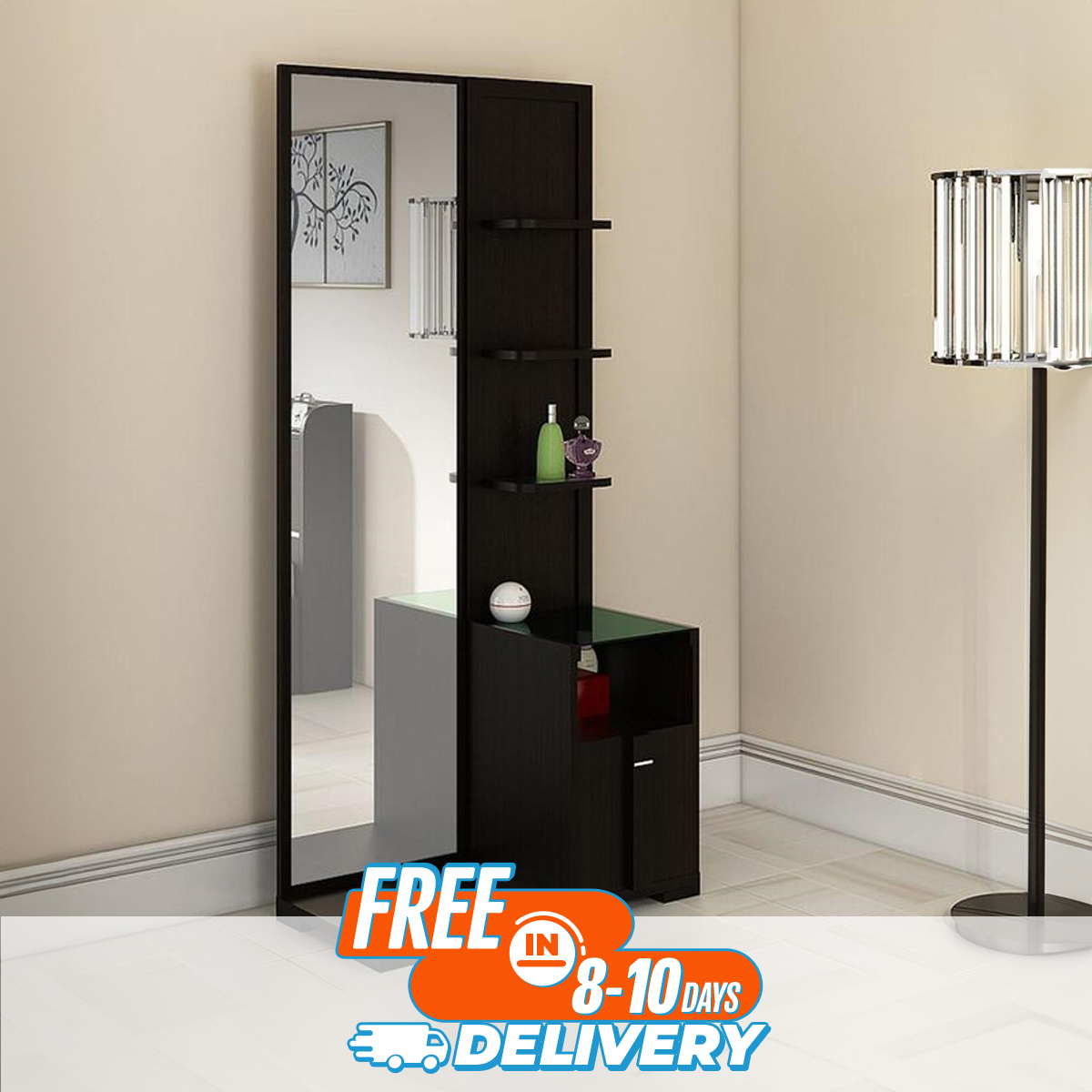 Picture of RK New Design Black Dressing Table - dressing table - Furniture & Decor