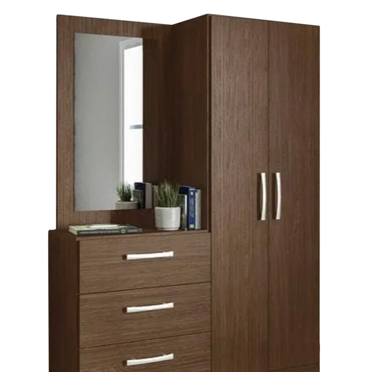 Picture of RK  Stylish Almirah with Dressing Table Vanity Dresser and Cupboard - Vintage Choice - To Experience Greatness