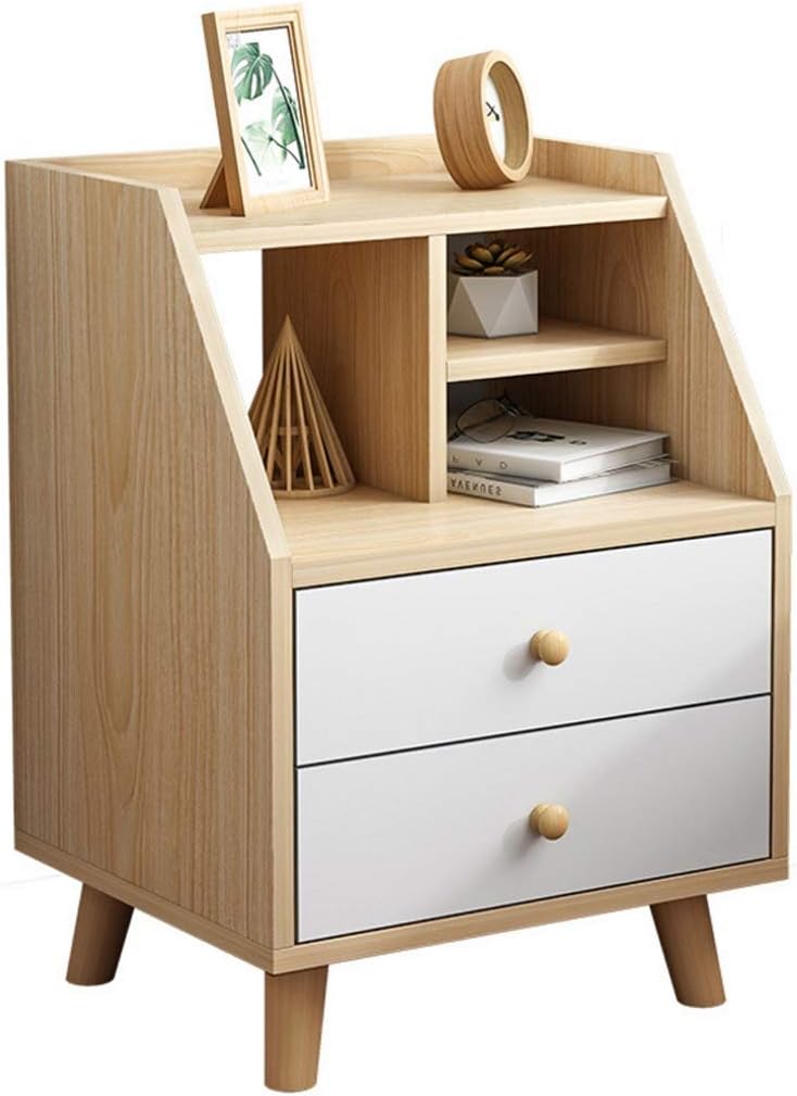 Picture of RK MDF M15 2 Drawers Exclusive Bed Side Table  BedSide Table, Site Table, End Table, Night Table, Night Stand Table With Drawers