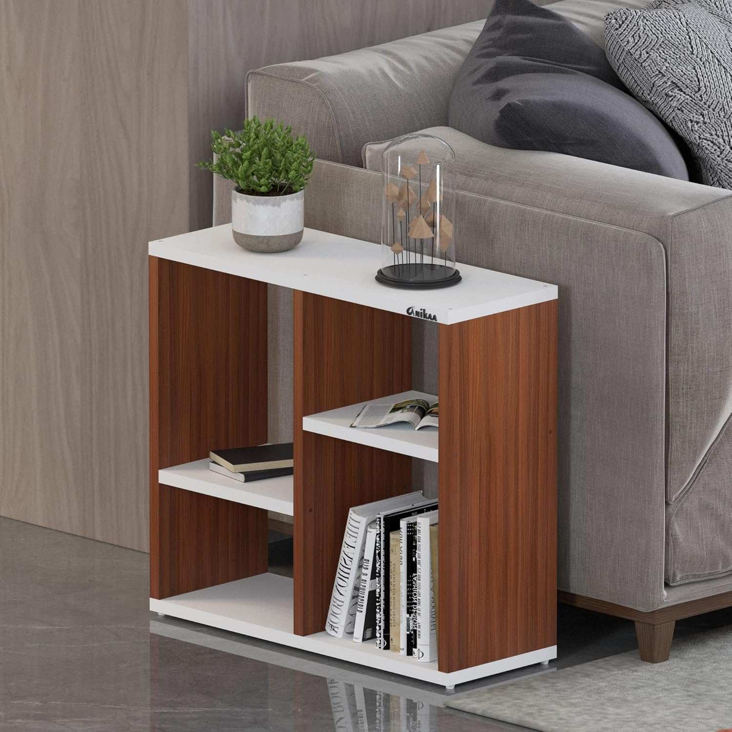 Picture of RK Engineered Wood Bed Side Table/Sofa Side Table/End Table/Books Storage Organizer/Corner Table/Book Shelf/ Corner Stand for Living Room
