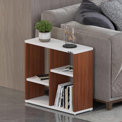 Picture of RK Engineered Wood Bed Side Table/Sofa Side Table/End Table/Books Storage Organizer/Corner Table/Book Shelf/ Corner Stand for Living Room