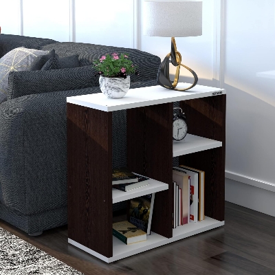 Picture of RK Engineered Wood Bed Side Table/Sofa Side Table/End Table/Books Storage Organizer/Corner Table/Book Shelf/ Corner Stand for Living Room