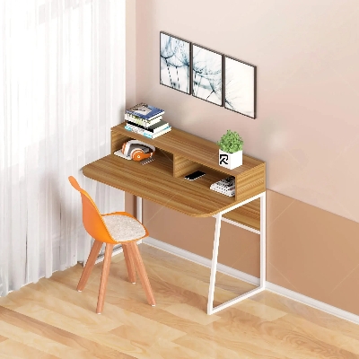 Picture of Exceotional Quality RK Metal Body Reading ,Study and Writing Table with Integrated Bookcase Shelf