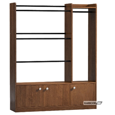 Picture of Nifty Nice Alna Heavy Duty Regal Design Engineered Wood Alna with 3 Large Storage Cabinet