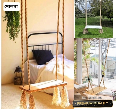 Picture of Wooden swing For indoor and outdoor Home decor