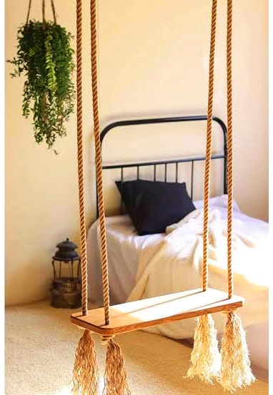 Picture of Wooden swing For indoor and outdoor Home decor